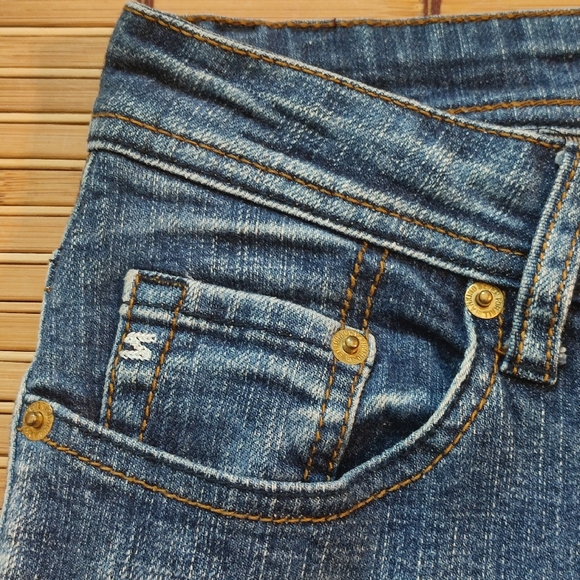 7 for all mankind size 26 flare legged jeans, 100% cotton. - Picture 4 of 9